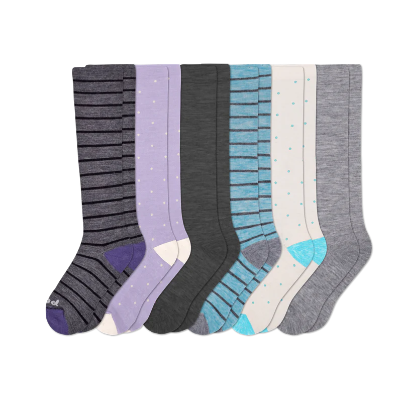 6 Pack - Women's Compression Socks - Image 117