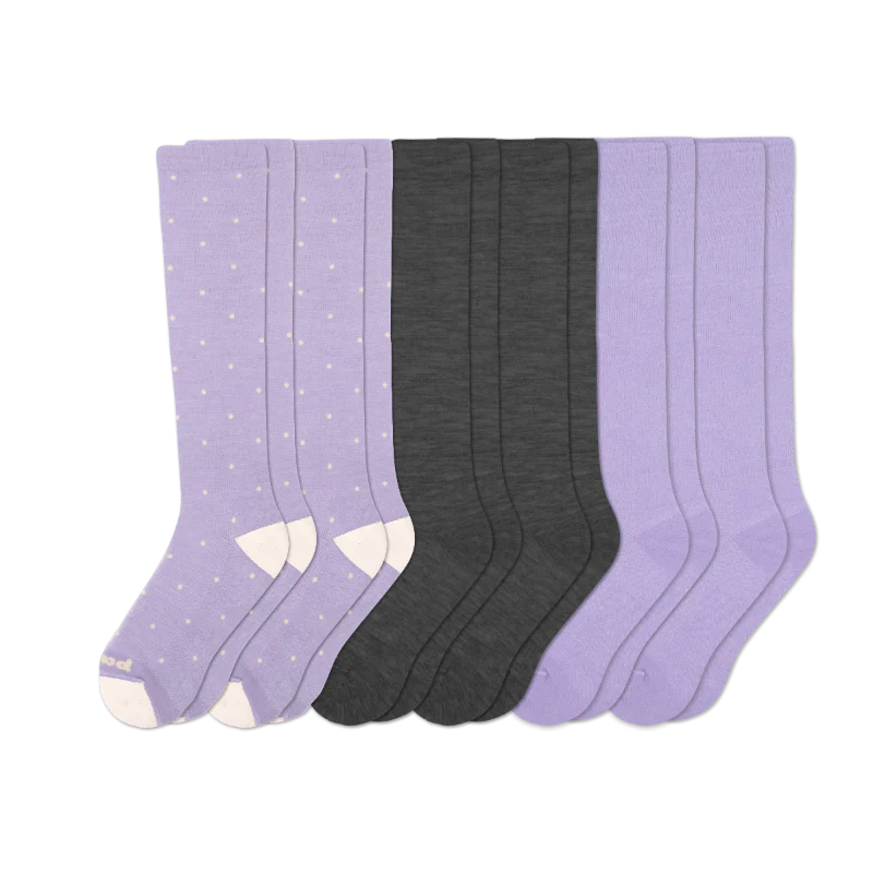 6 Pack - Women's Compression Socks - Image 120