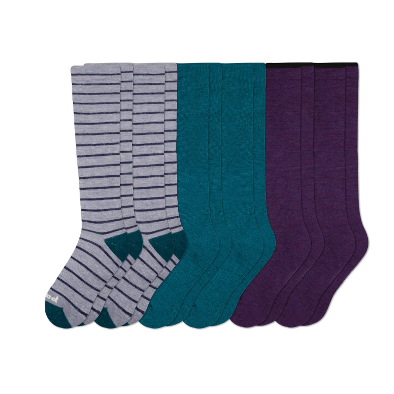6 Pack - Women's Compression Socks - Image 127