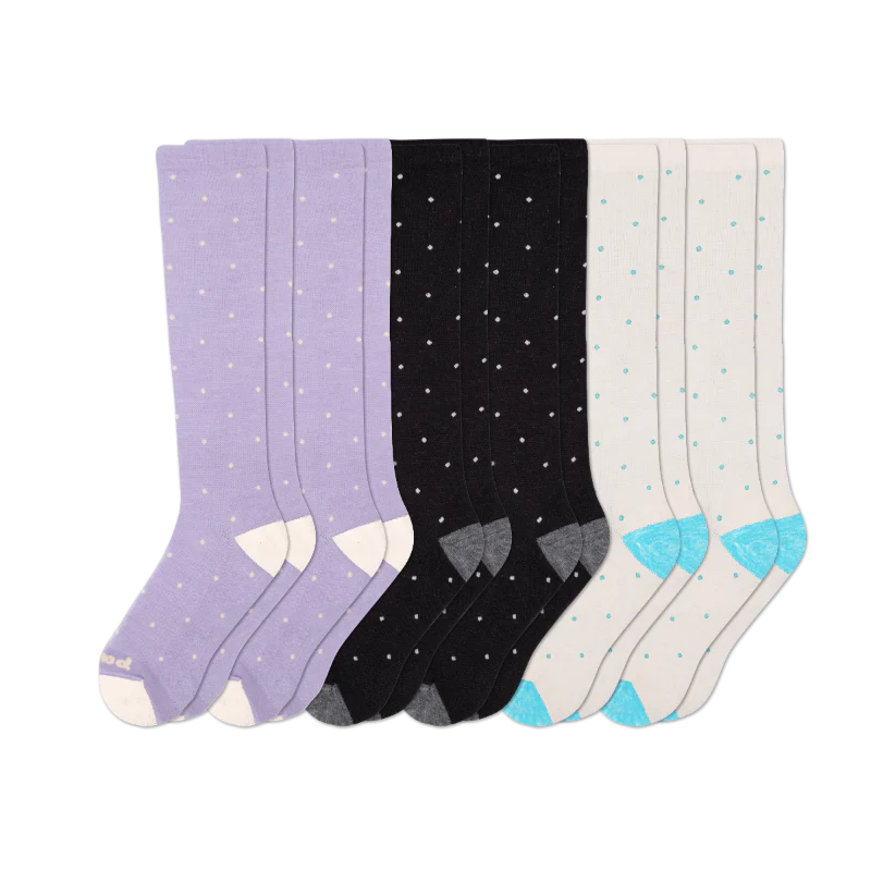 6 Pack - Women's Compression Socks - Image 132