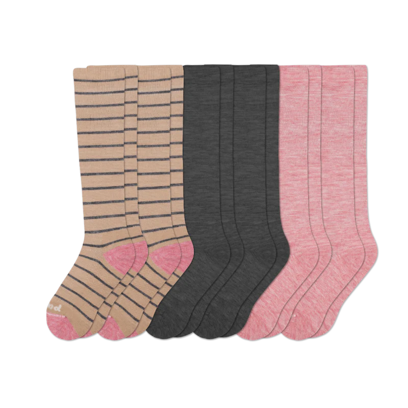 6 Pack - Women's Compression Socks - Image 137
