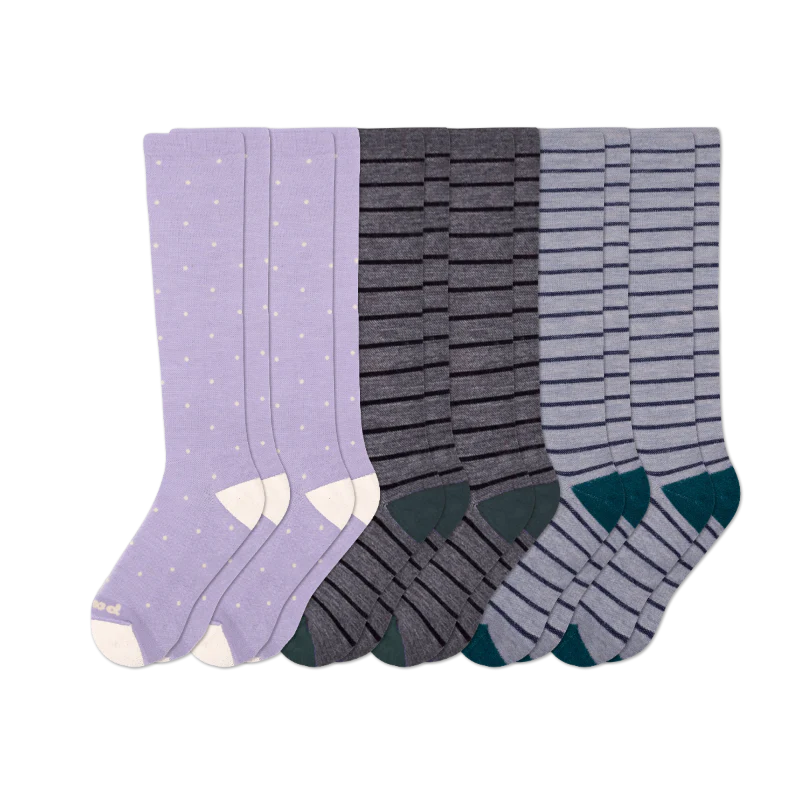 6 Pack - Women's Compression Socks - Image 141