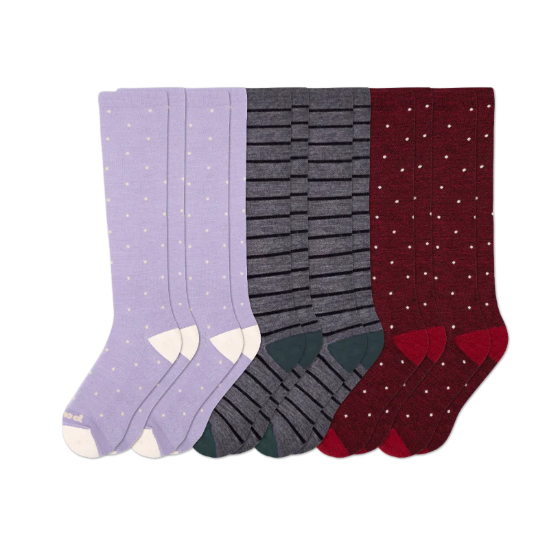 6 Pack - Women's Compression Socks - Image 142