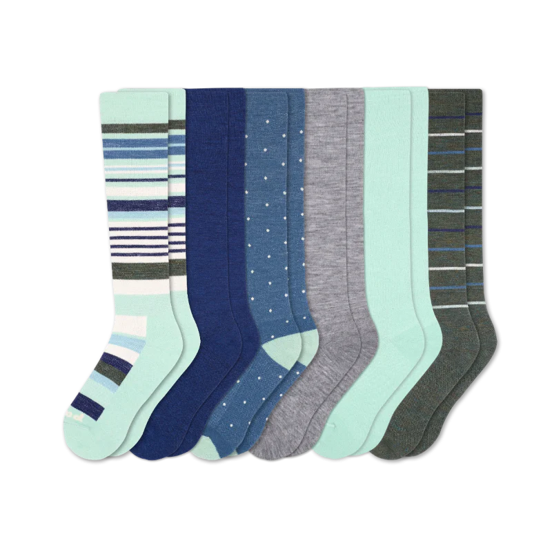 6 Pack - Women's Compression Socks - Image 145