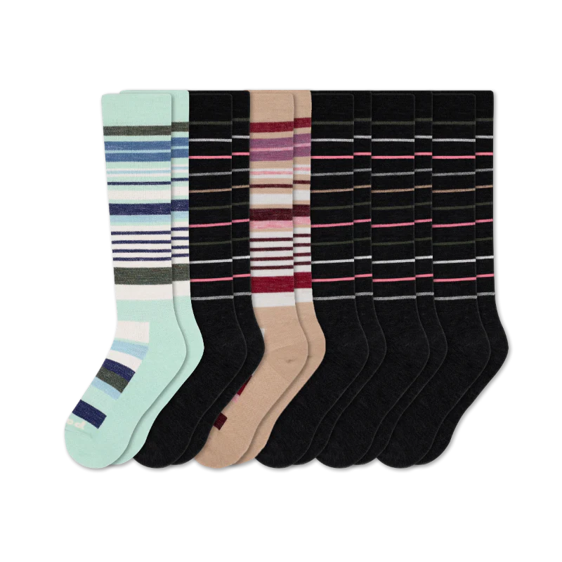 6 Pack - Women's Compression Socks - Image 151