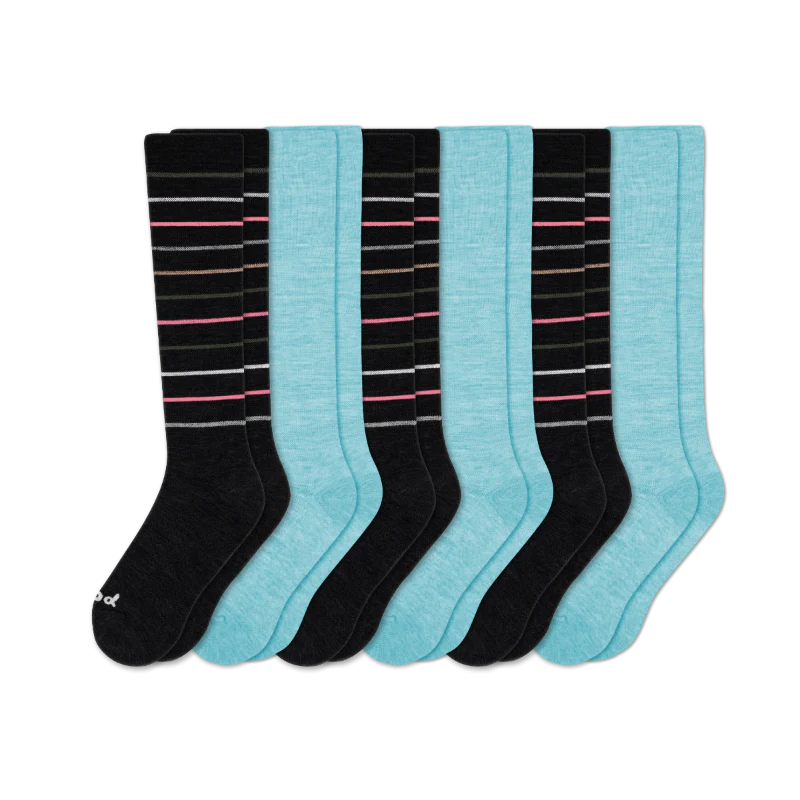 6 Pack - Women's Compression Socks - Image 153