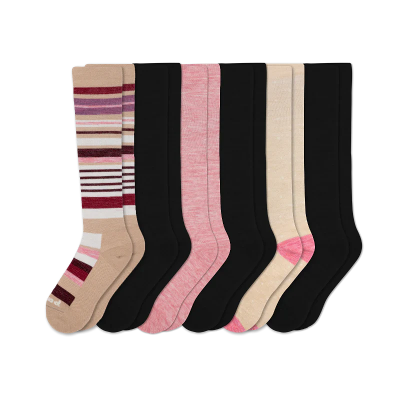 6 Pack - Women's Compression Socks - Image 155