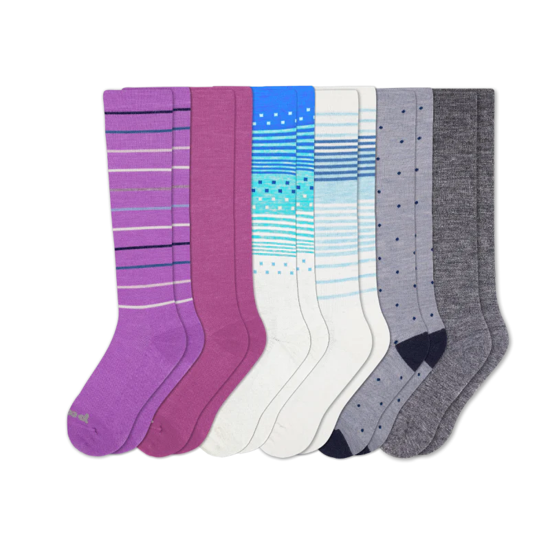 6 Pack - Women's Compression Socks - Image 161