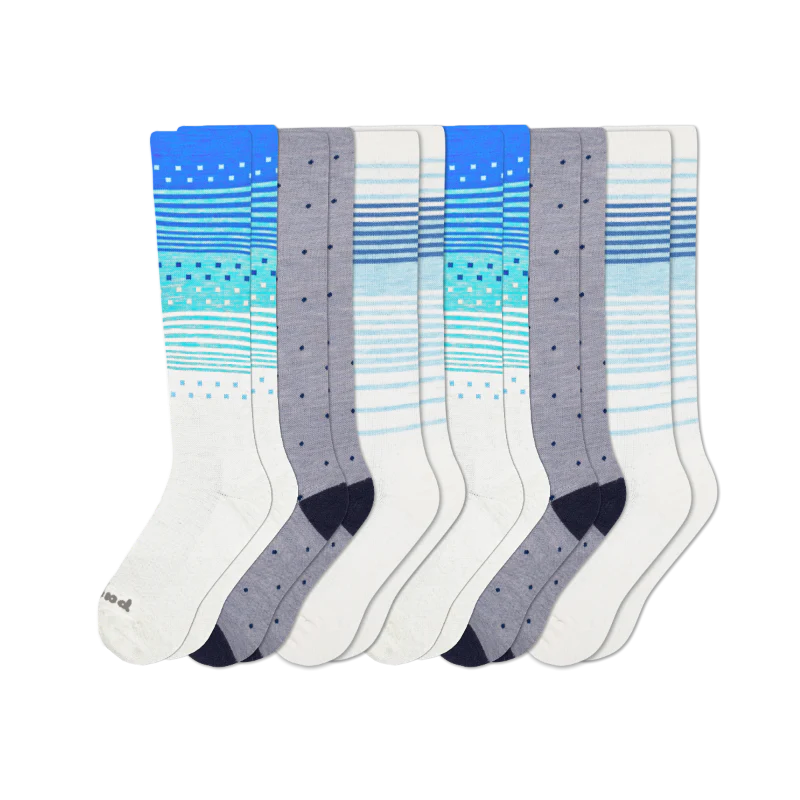 6 Pack - Women's Compression Socks - Image 164