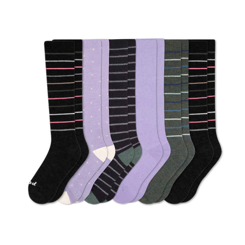 6 Pack - Women's Compression Socks - Image 165