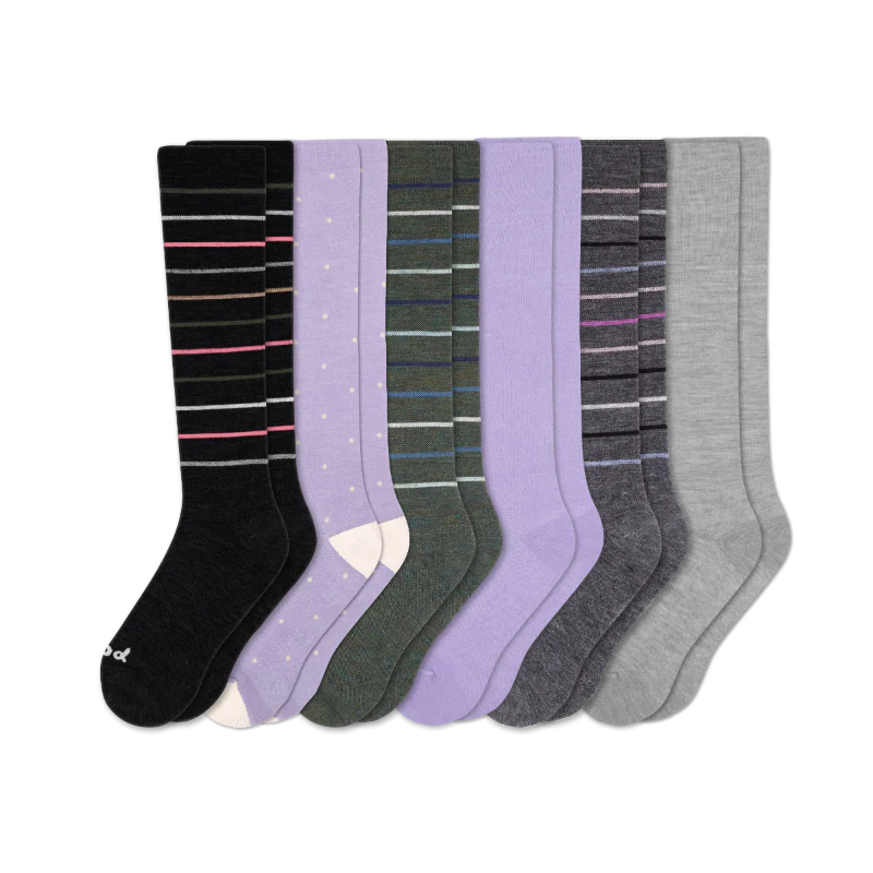 6 Pack - Women's Compression Socks - Image 166