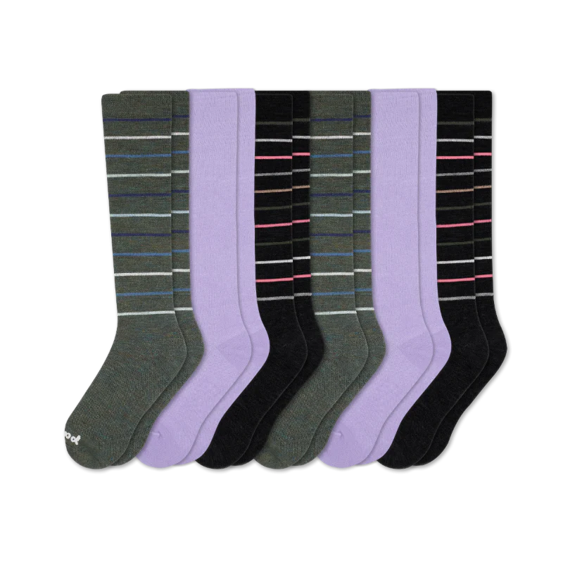 6 Pack - Women's Compression Socks - Image 167