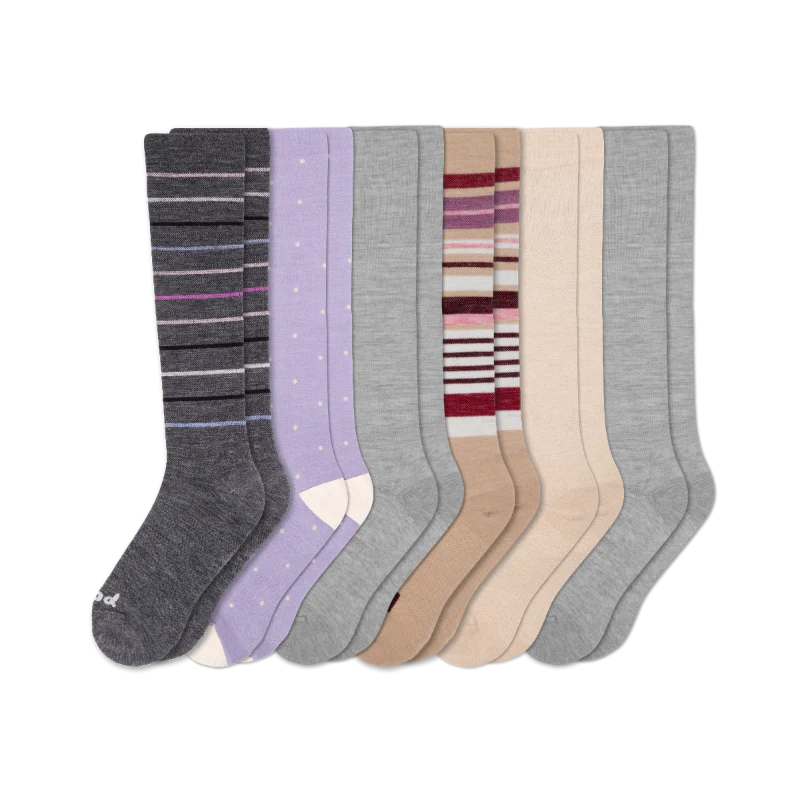 6 Pack - Women's Compression Socks - Image 169