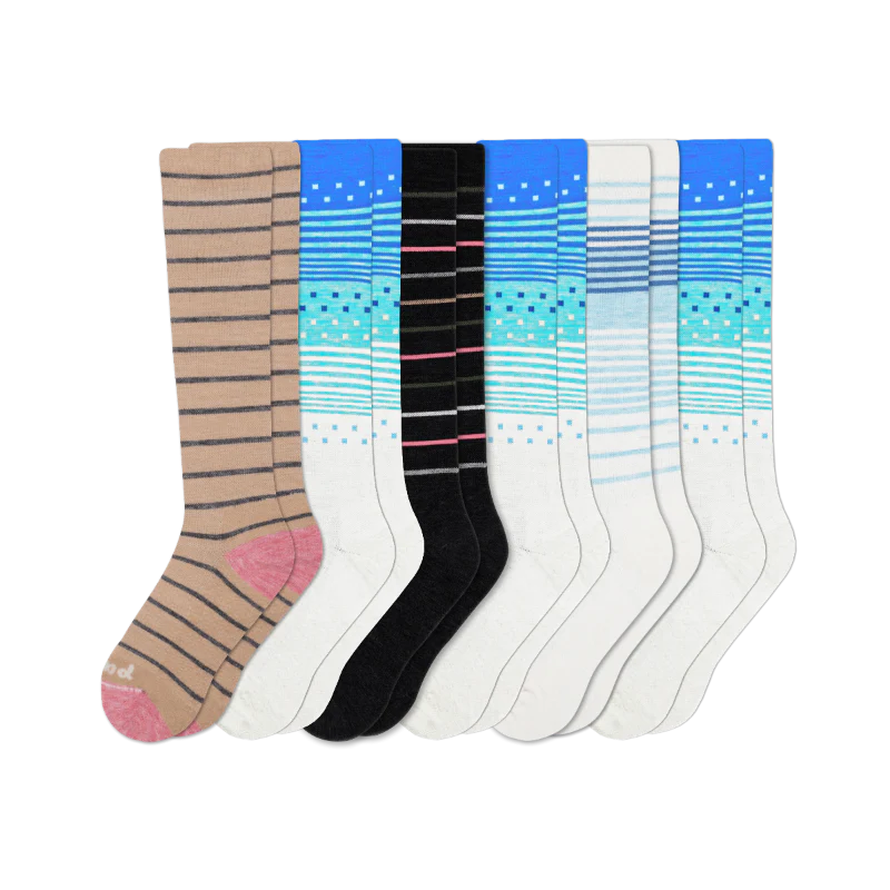 6 Pack - Women's Compression Socks - Image 176
