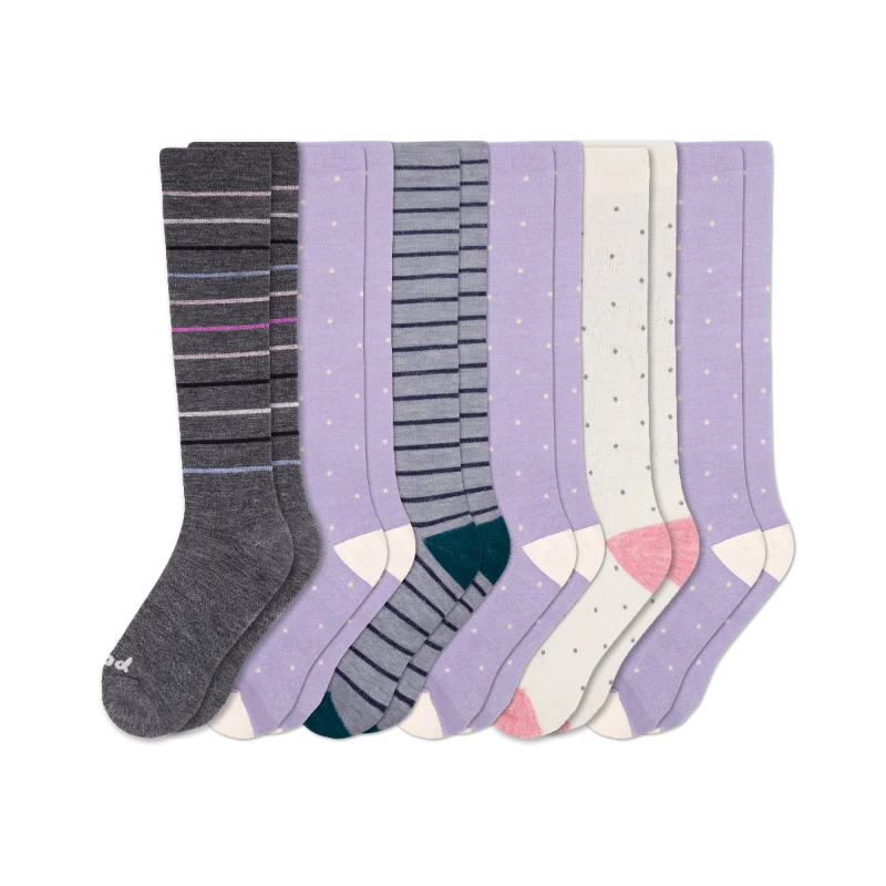 6 Pack - Women's Compression Socks - Image 177