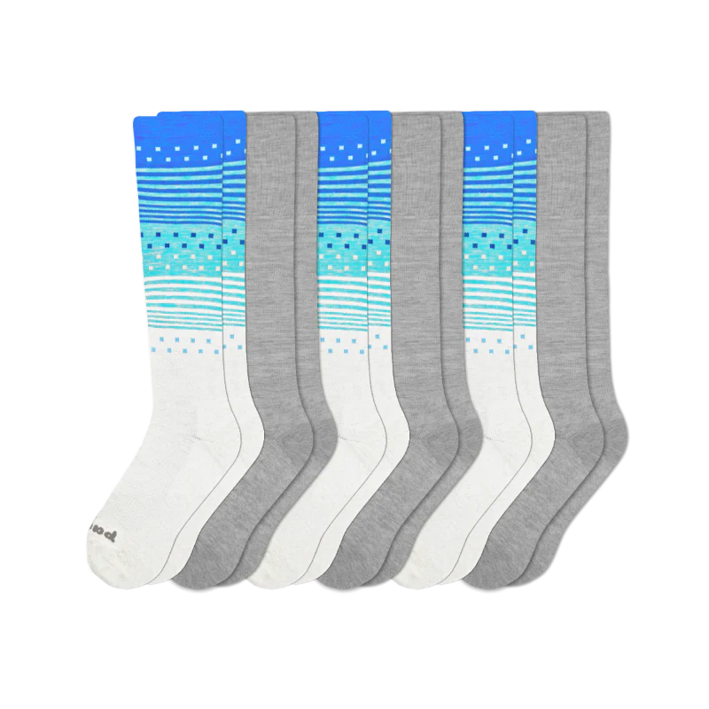 6 Pack - Women's Compression Socks - Image 179