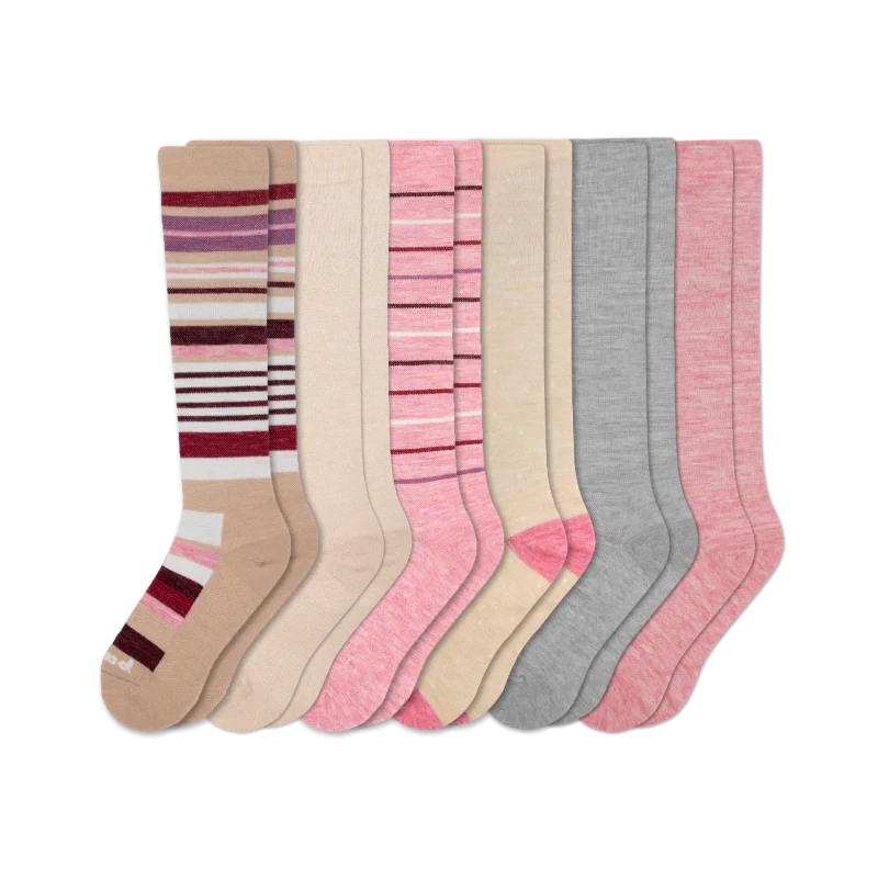 6 Pack - Women's Compression Socks - Image 185