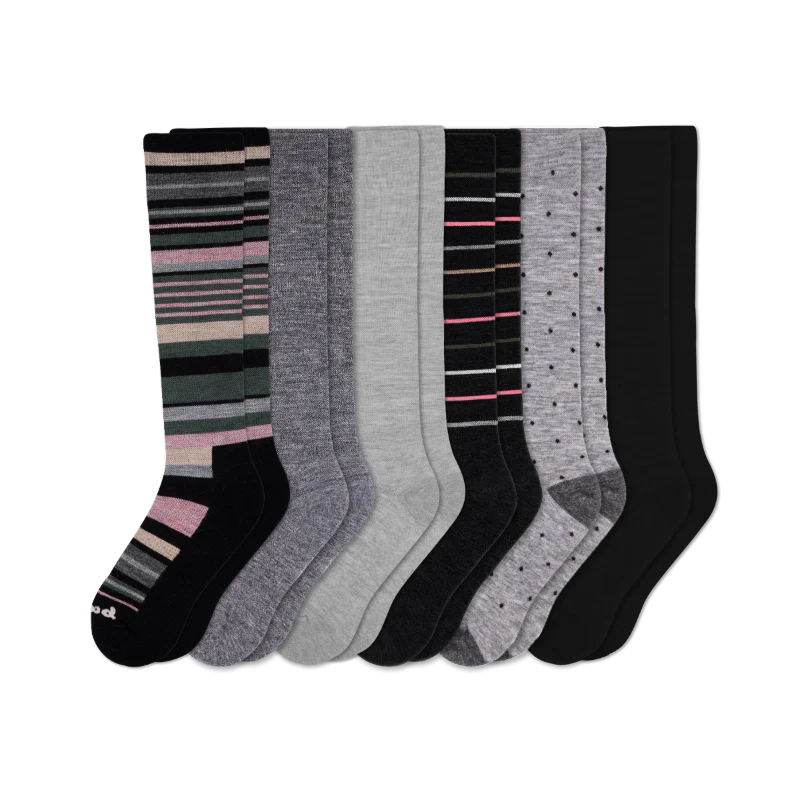 6 Pack - Women's Compression Socks - Image 186