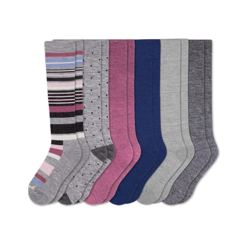 6 Pack - Women's Compression Socks - Image 188