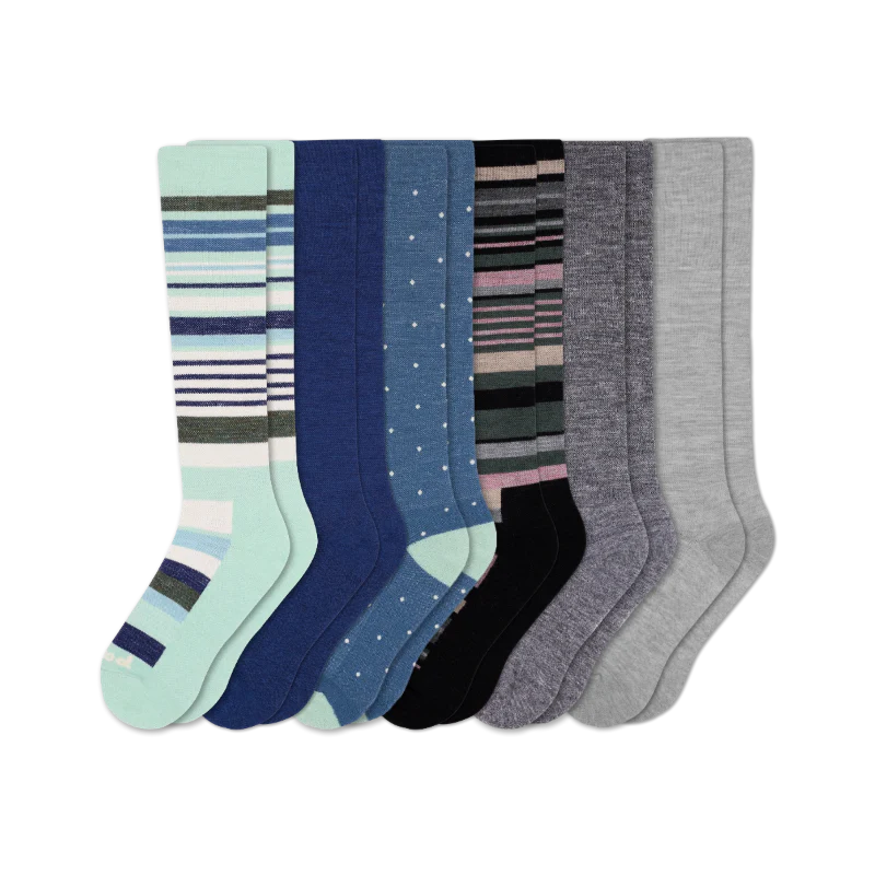 6 Pack - Women's Compression Socks - Image 190