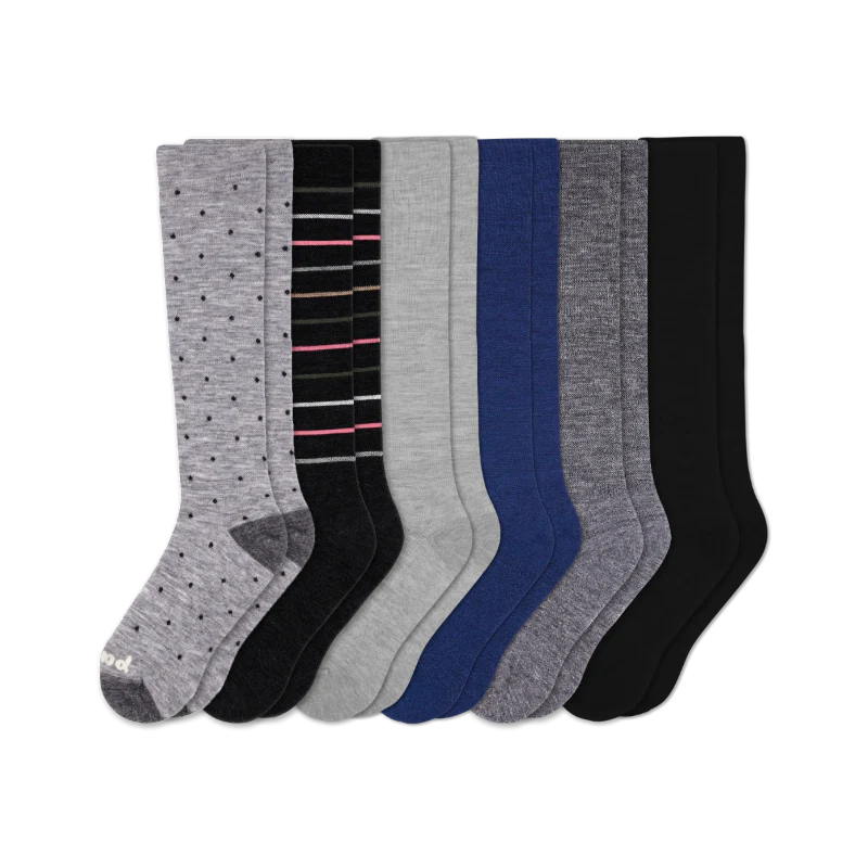 6 Pack - Women's Compression Socks - Image 191