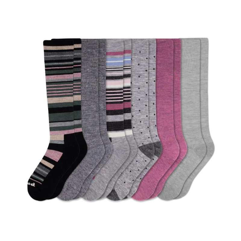 6 Pack - Women's Compression Socks - Image 193