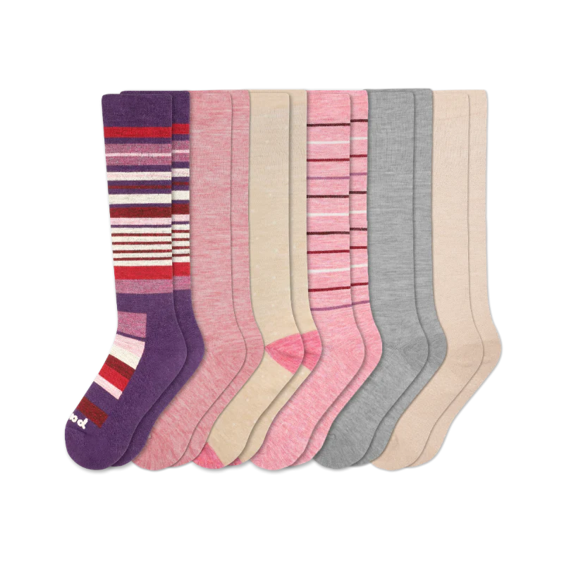 6 Pack - Women's Compression Socks - Image 194
