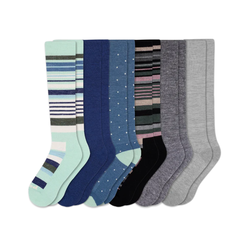 6 Pack - Women's Compression Socks - Image 195
