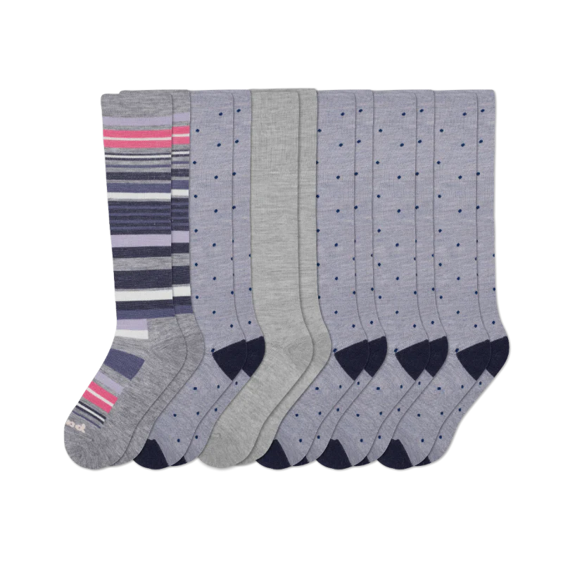 6 Pack - Women's Compression Socks - Image 197