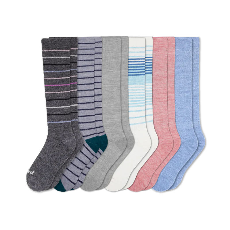 6 Pack - Women's Compression Socks - Image 199