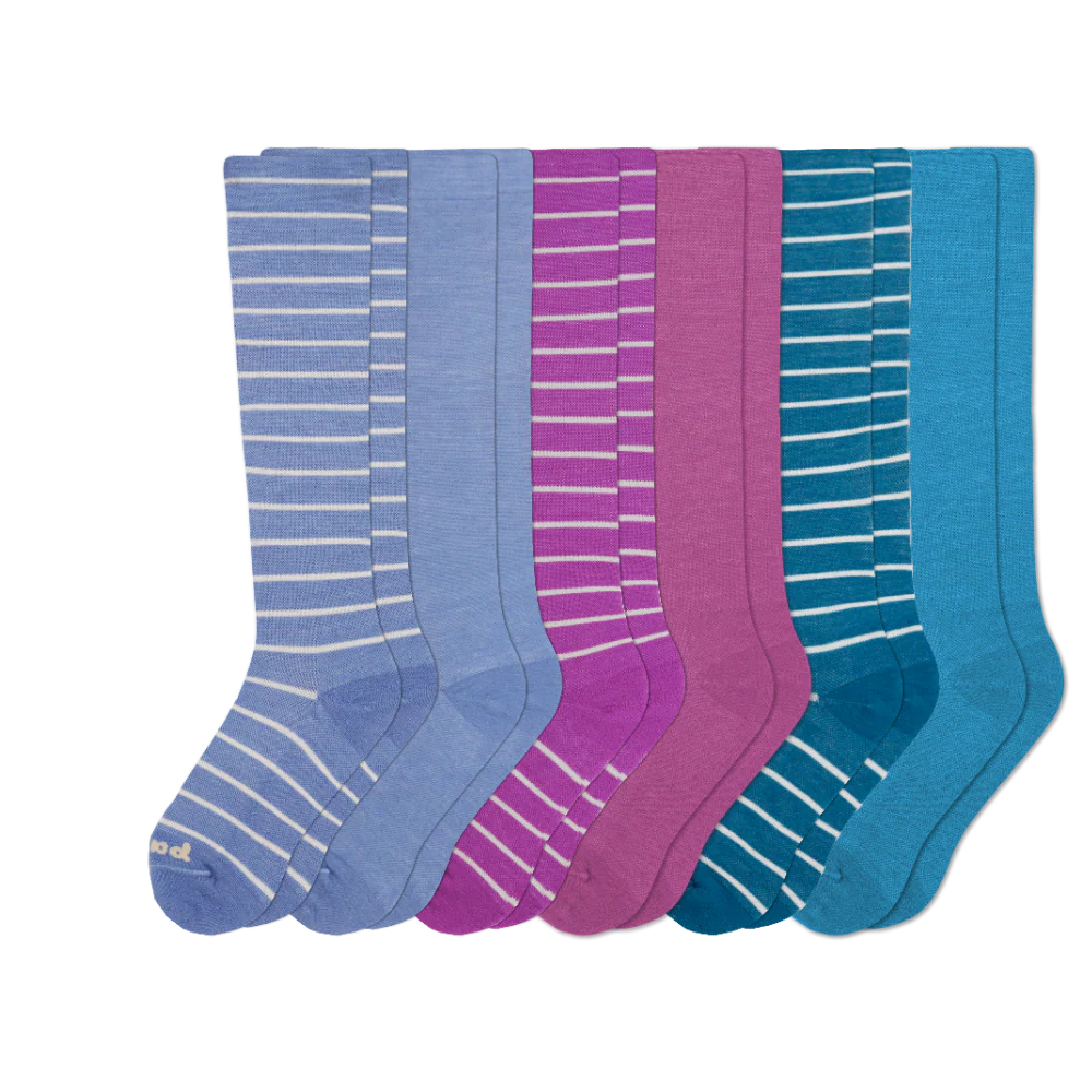 6 Pack - Women's Compression Socks - Image 20