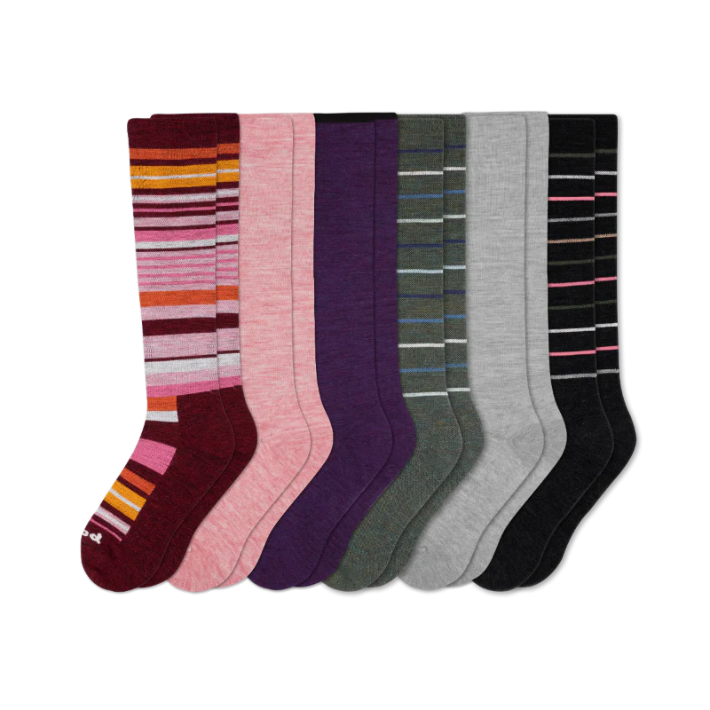 6 Pack - Women's Compression Socks - Image 201