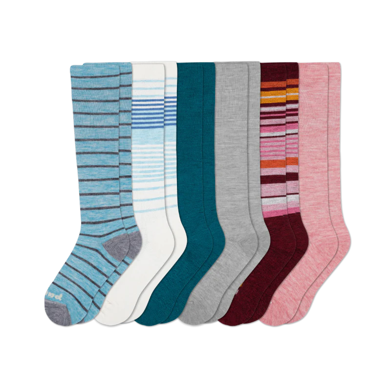6 Pack - Women's Compression Socks - Image 202