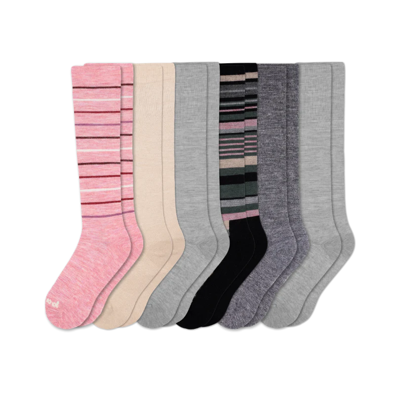 6 Pack - Women's Compression Socks - Image 204