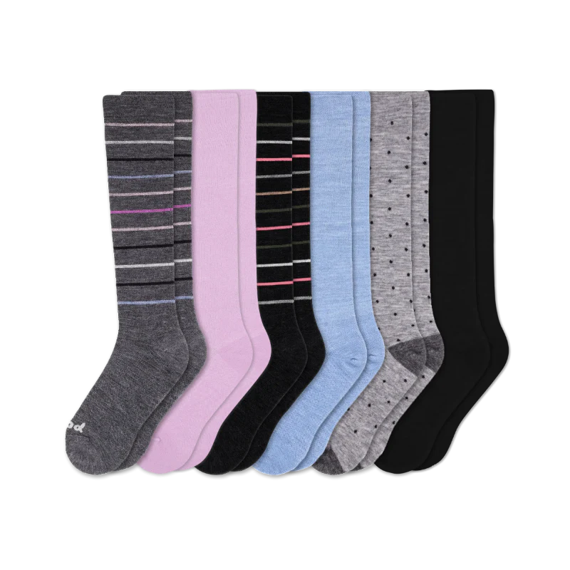 6 Pack - Women's Compression Socks - Image 205