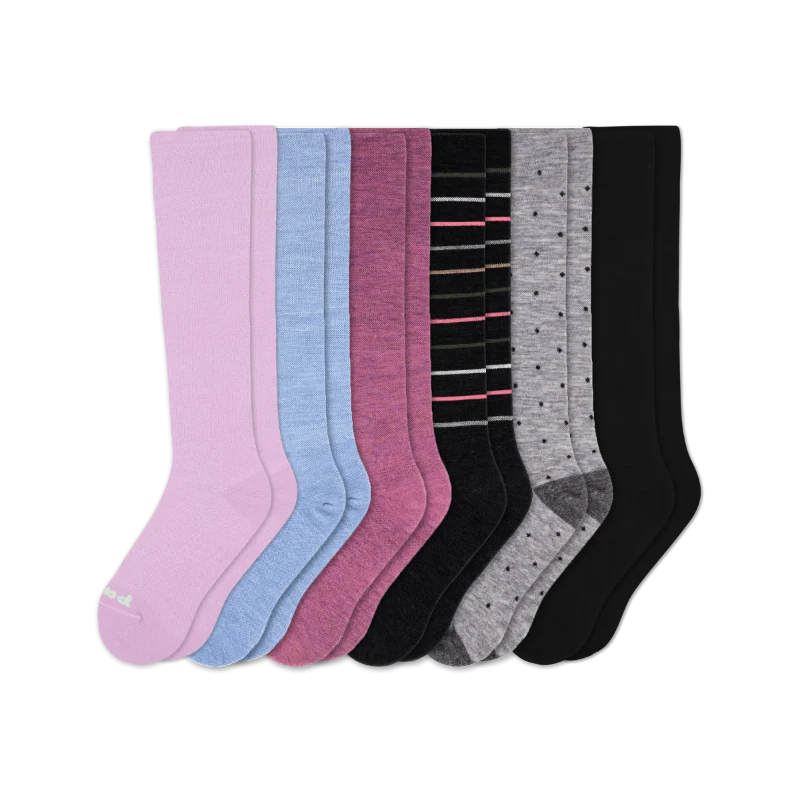6 Pack - Women's Compression Socks - Image 207