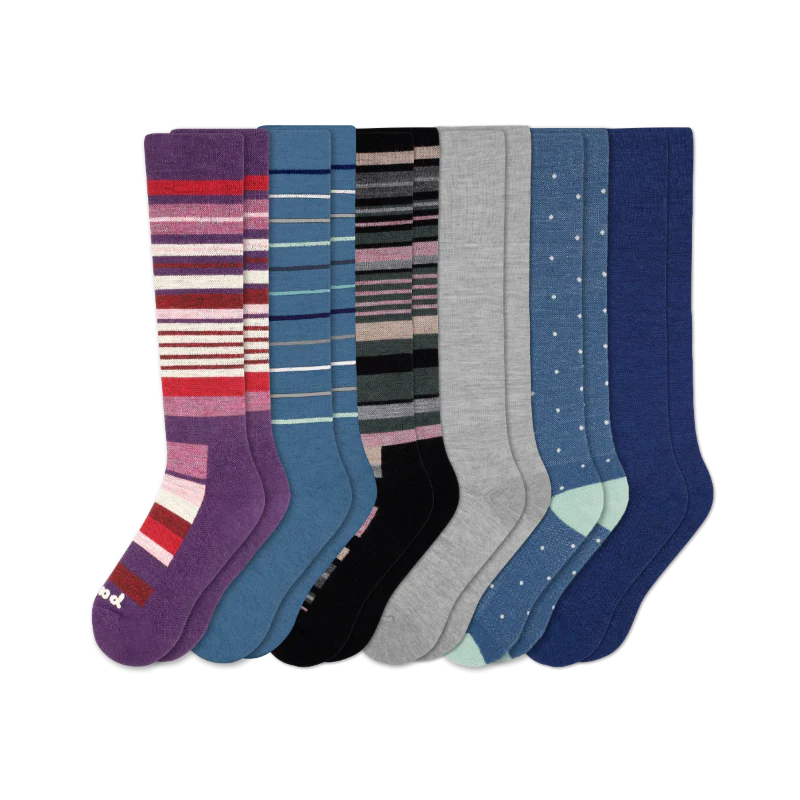 6 Pack - Women's Compression Socks - Image 211
