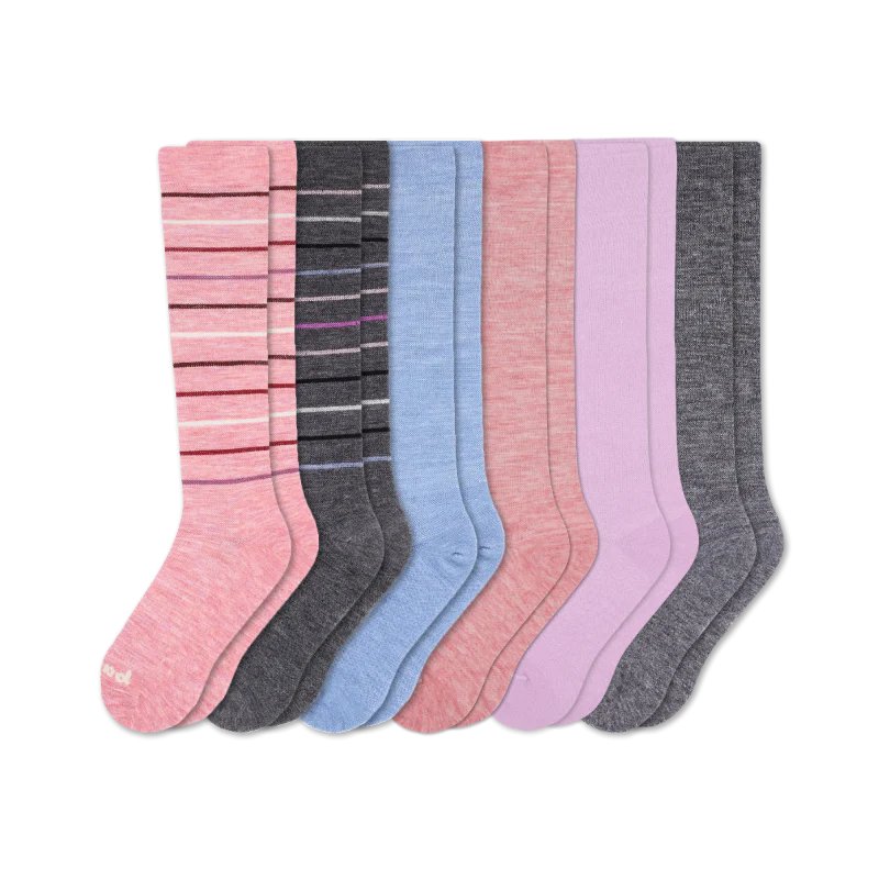 6 Pack - Women's Compression Socks - Image 212