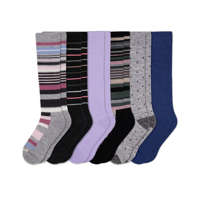 6 Pack - Women's Compression Socks - Image 213