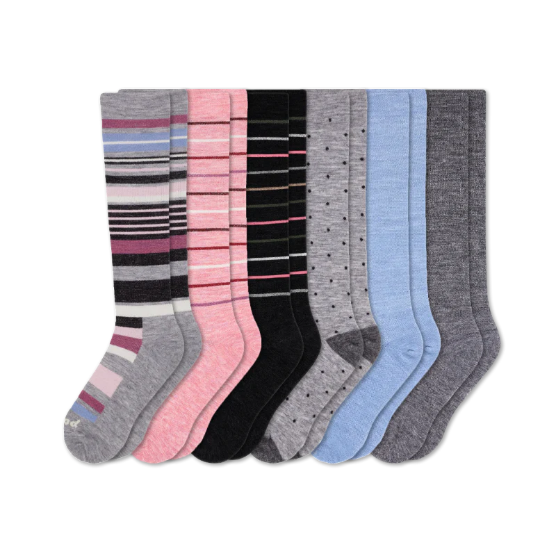 6 Pack - Women's Compression Socks - Image 214