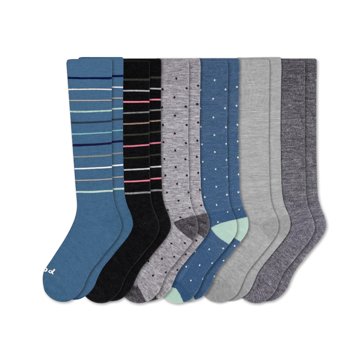 6 Pack - Women's Compression Socks - Image 219