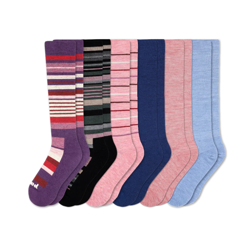 6 Pack - Women's Compression Socks - Image 221