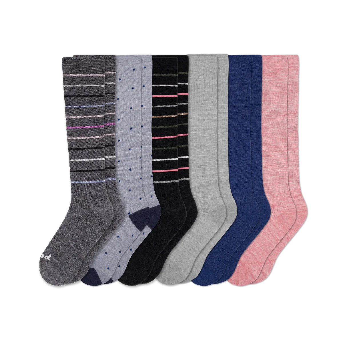 6 Pack - Women's Compression Socks - Image 224