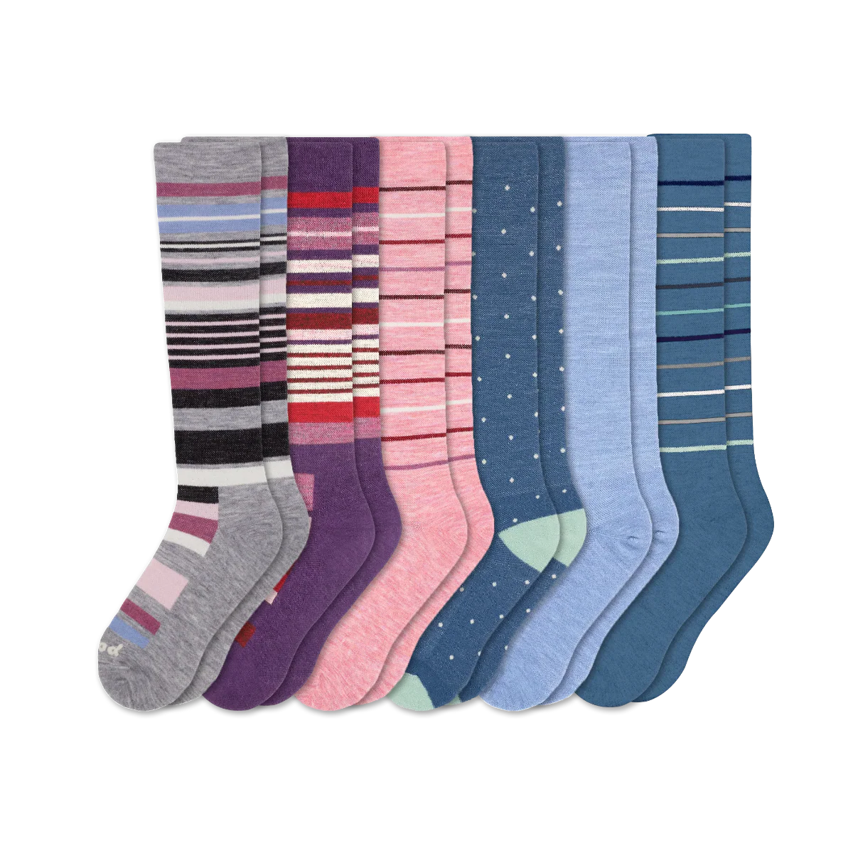 6 Pack - Women's Compression Socks - Image 226