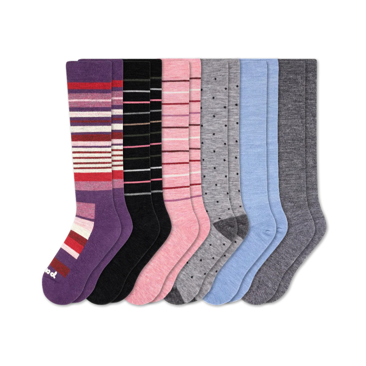 6 Pack - Women's Compression Socks - Image 228