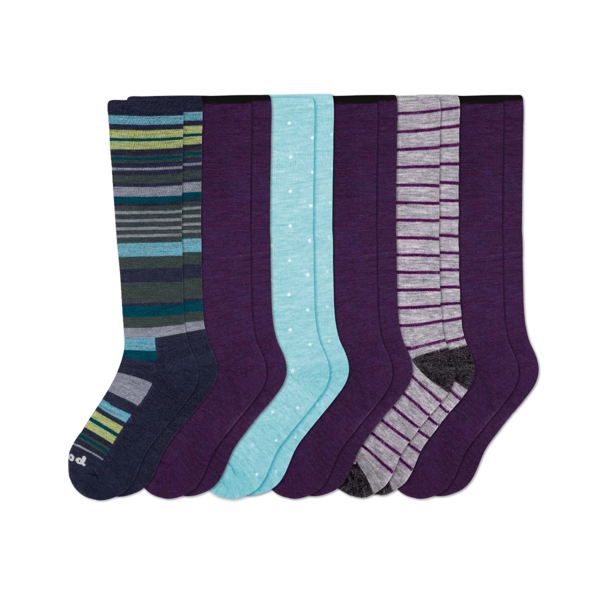 6 Pack - Women's Compression Socks - Image 229