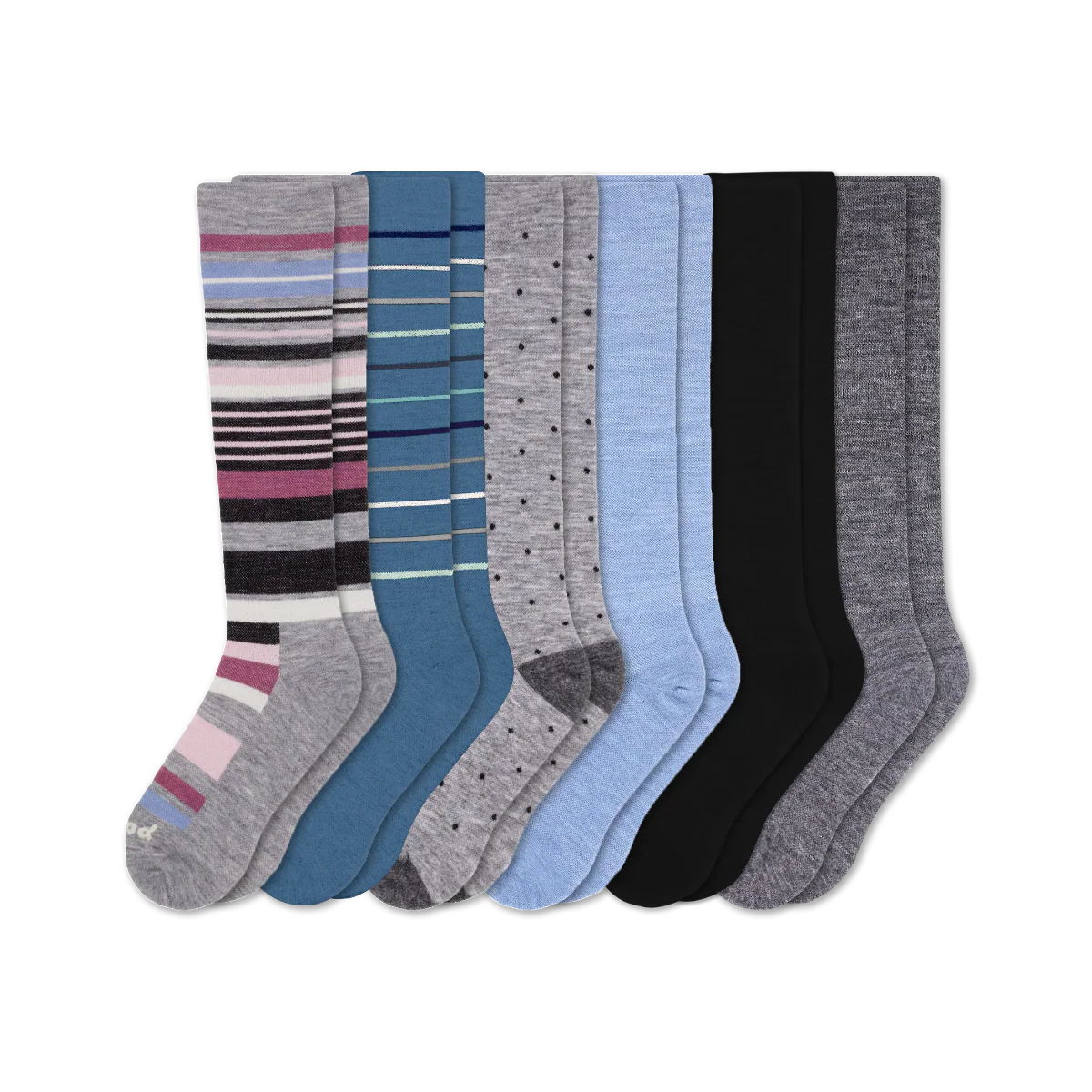 6 Pack - Women's Compression Socks - Image 235