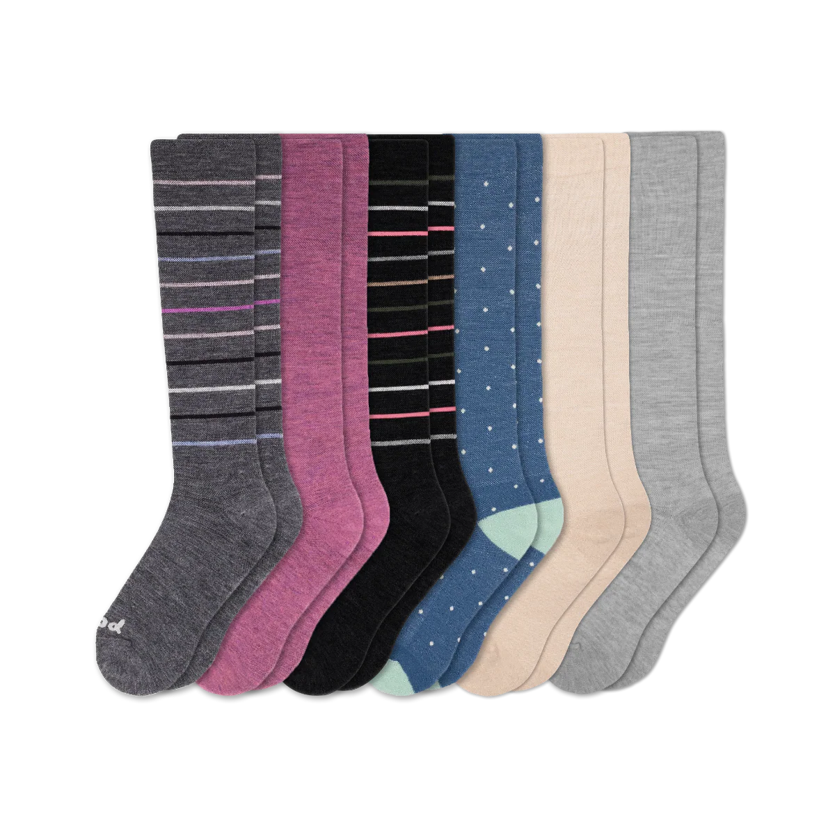 6 Pack - Women's Compression Socks - Image 236