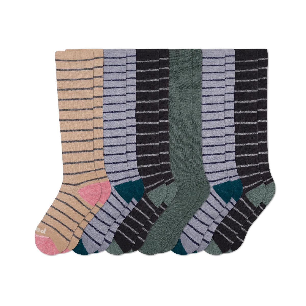 6 Pack - Women's Compression Socks - Image 237