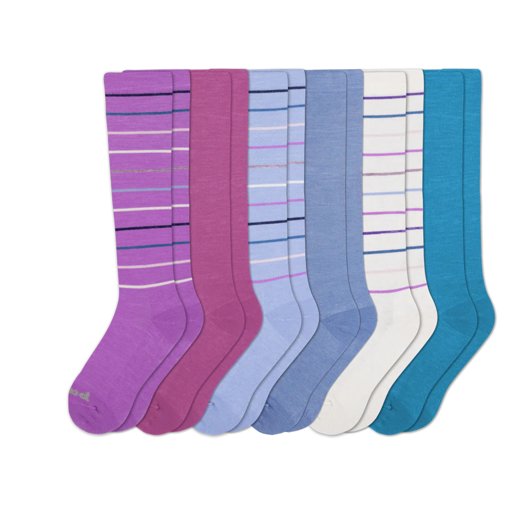 6 Pack - Women's Compression Socks - Image 28